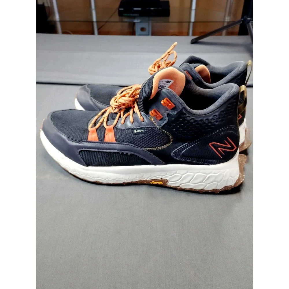 New Balance Fresh Foam X Hierro Mid Gore‑Tex Black Orange Trail‎ Shoes Men 12